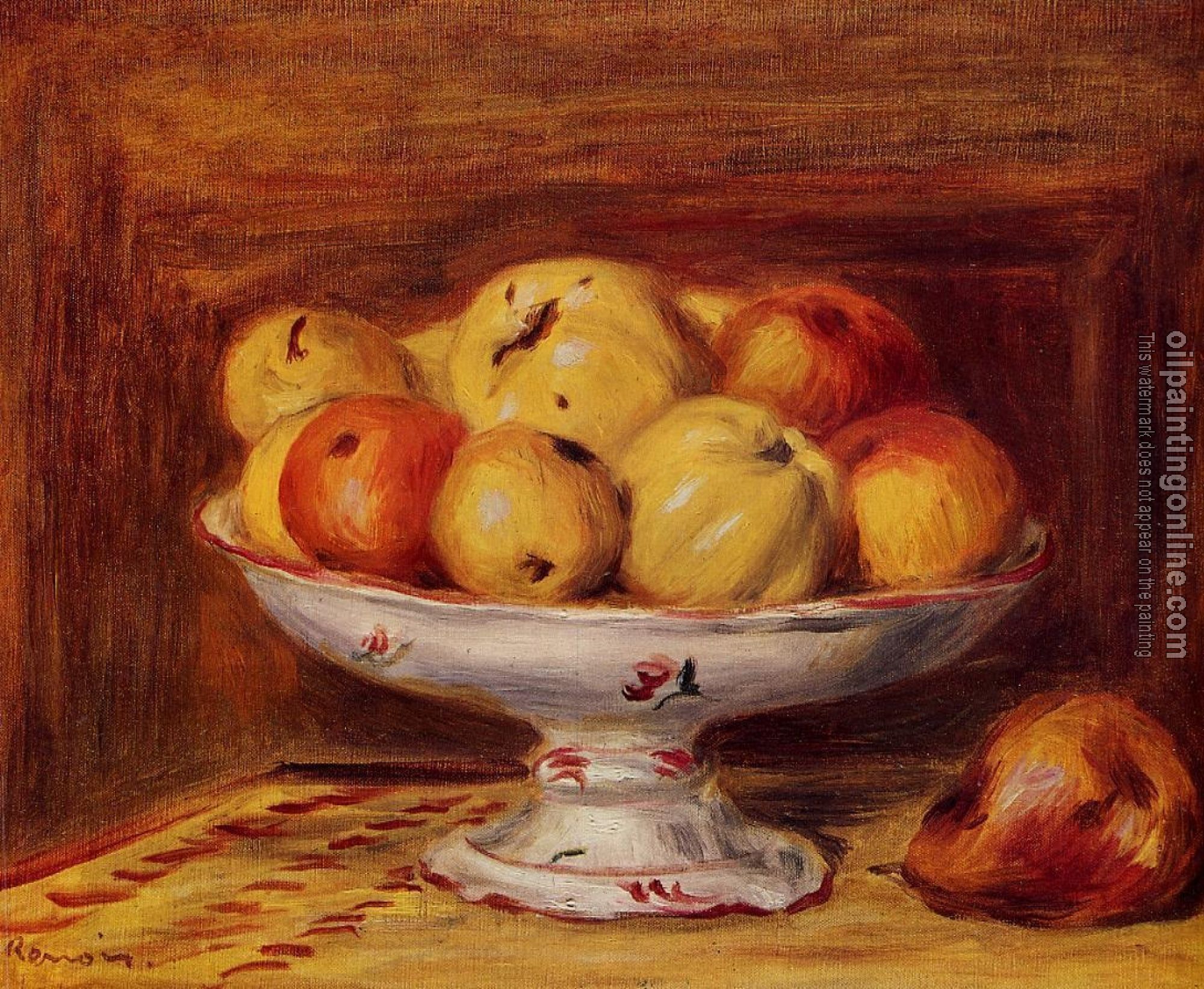 Renoir, Pierre Auguste - Still Life with Apples and Pears